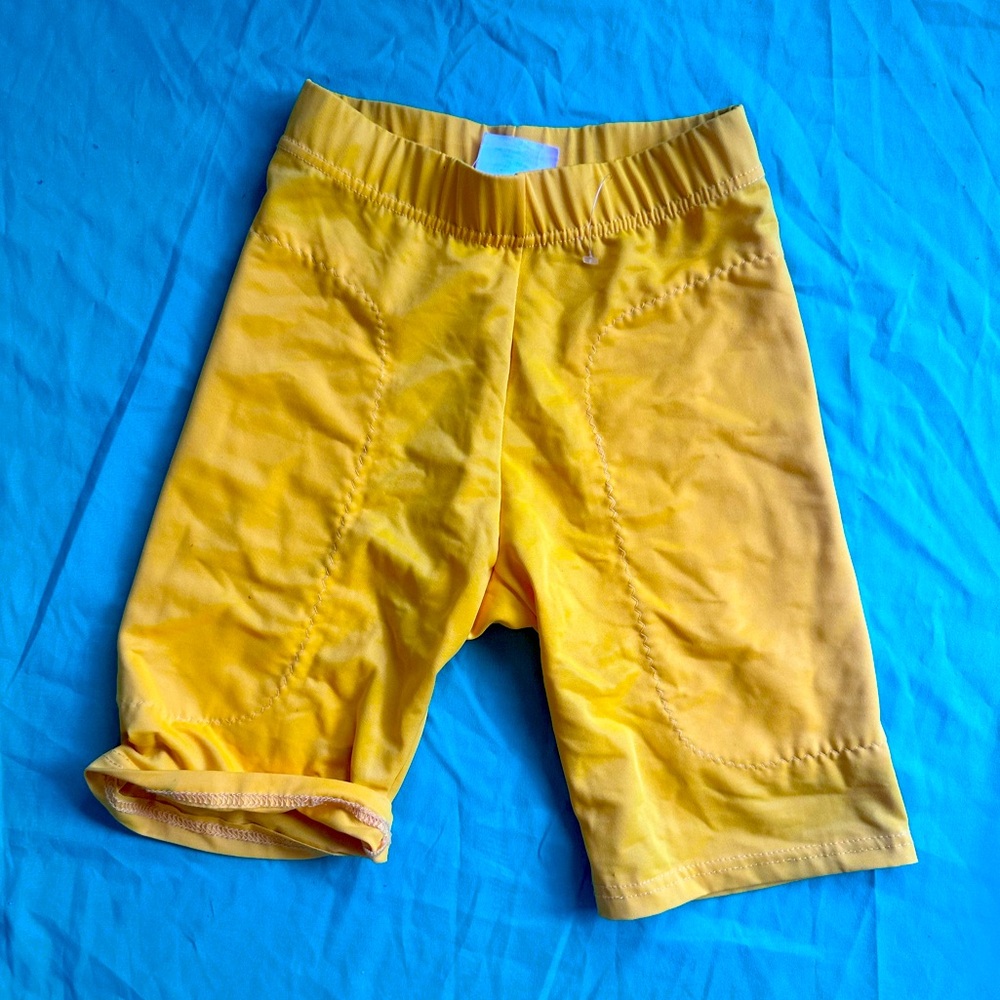 Womens Vintage Adams Yellow volleyball softball  Shorts